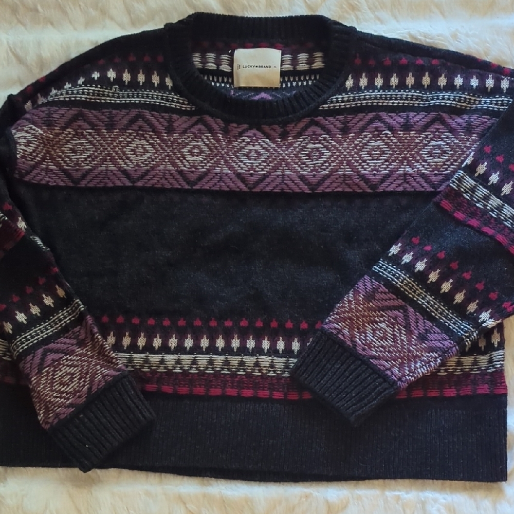 Lucky Brand Women's Multicolor Sweater